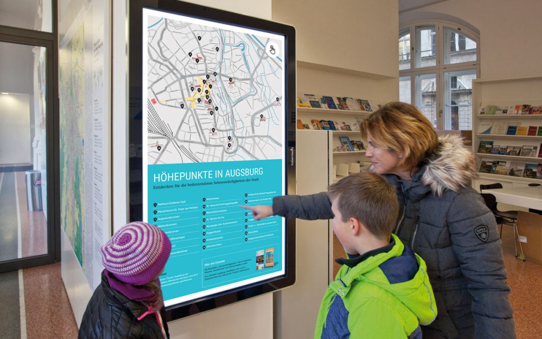 Tourist-Information Augsburg – Infoscreen