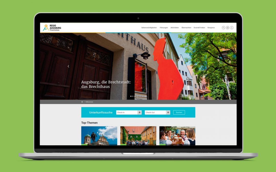 Regio Augsburg Tourismus – Website
